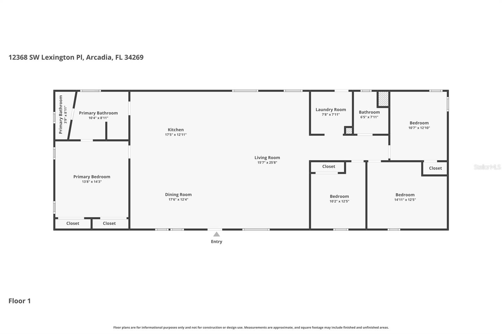 12368 SW LEXINGTON PL, ARCADIA, FL, 34269