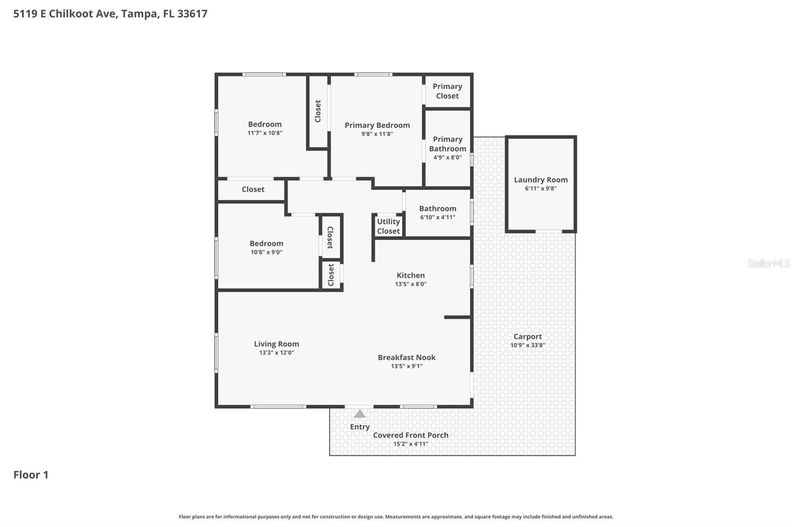 5119 CHILKOOT ST, TAMPA, FL, 33617