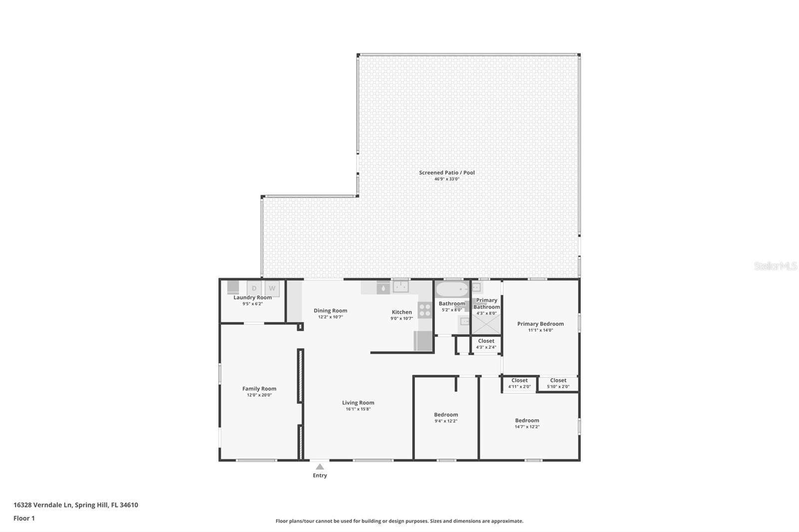 16328 VERNDALE LN, SPRING HILL, FL, 34610