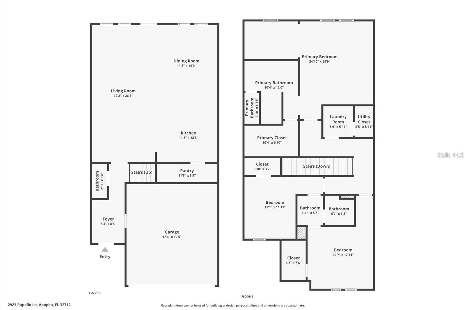 2583 CIRCOLO LN, APOPKA, FL, 32712