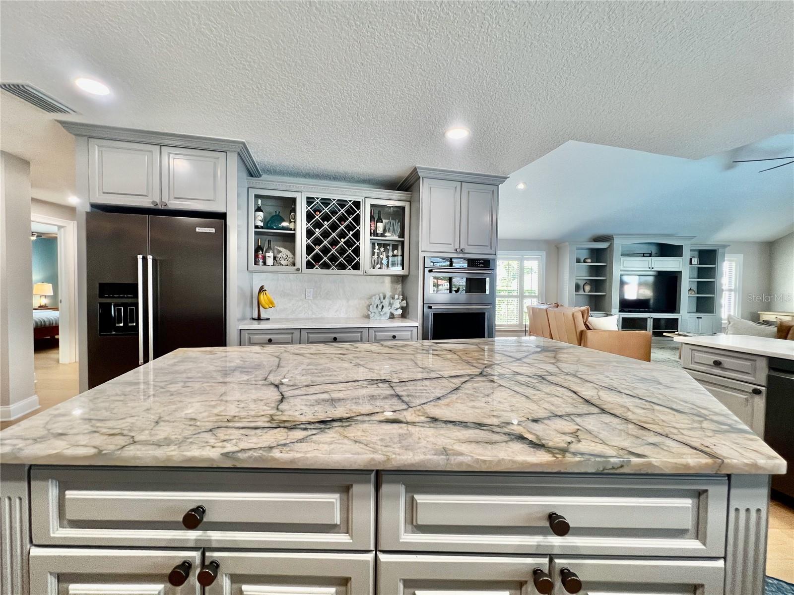 All new stone counters