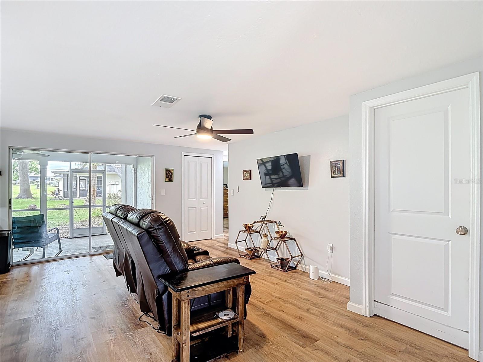 Divided living... Family room off the kitchen.  Make it a game room or even better a bigger dining room, I'll leave it to your imagination and your own sense of designing.