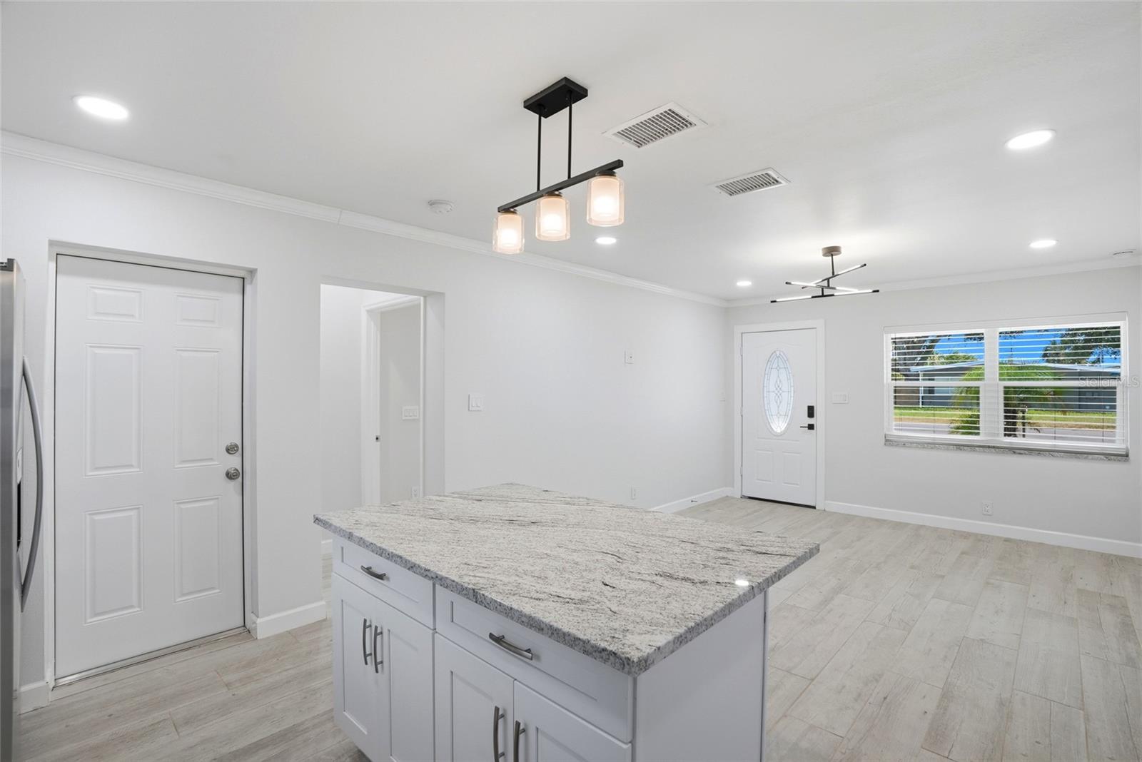 Kitchen & Main Living Room