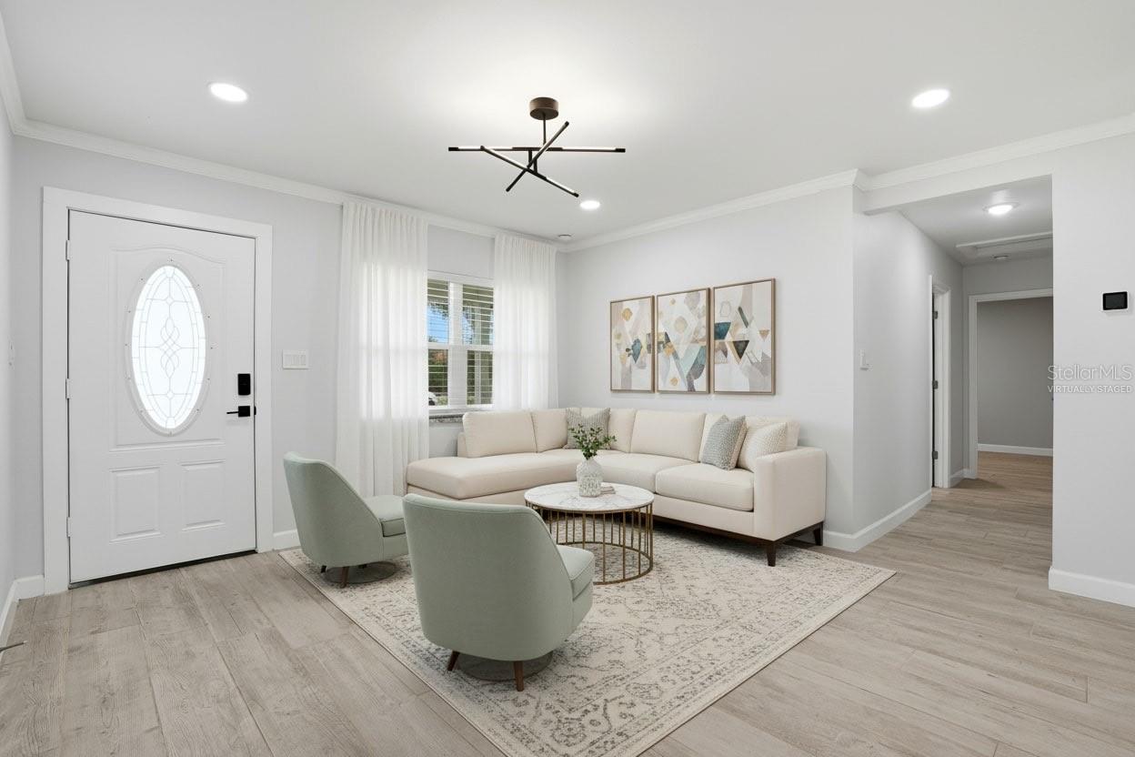 Living Room - Virtually Staged