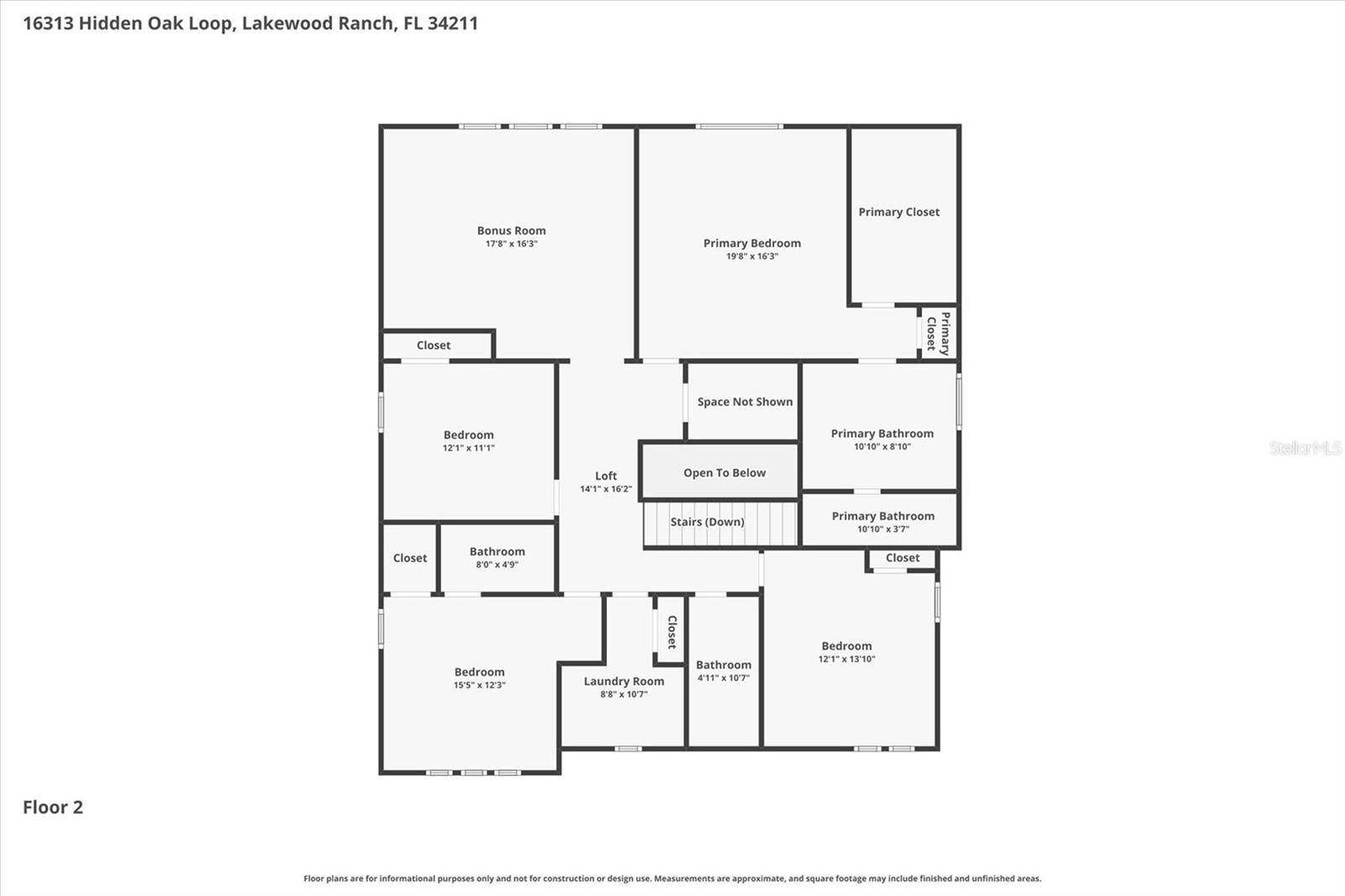 16313 HIDDEN OAK LOOP, BRADENTON, FL, 34211
