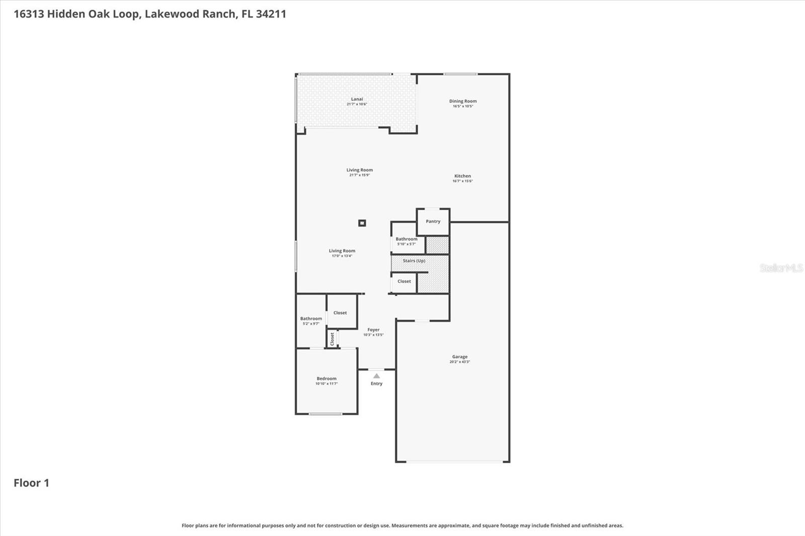 16313 HIDDEN OAK LOOP, BRADENTON, FL, 34211