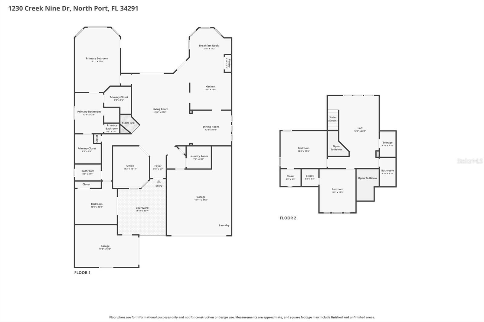 1230 CREEK NINE DR, NORTH PORT, FL, 34291