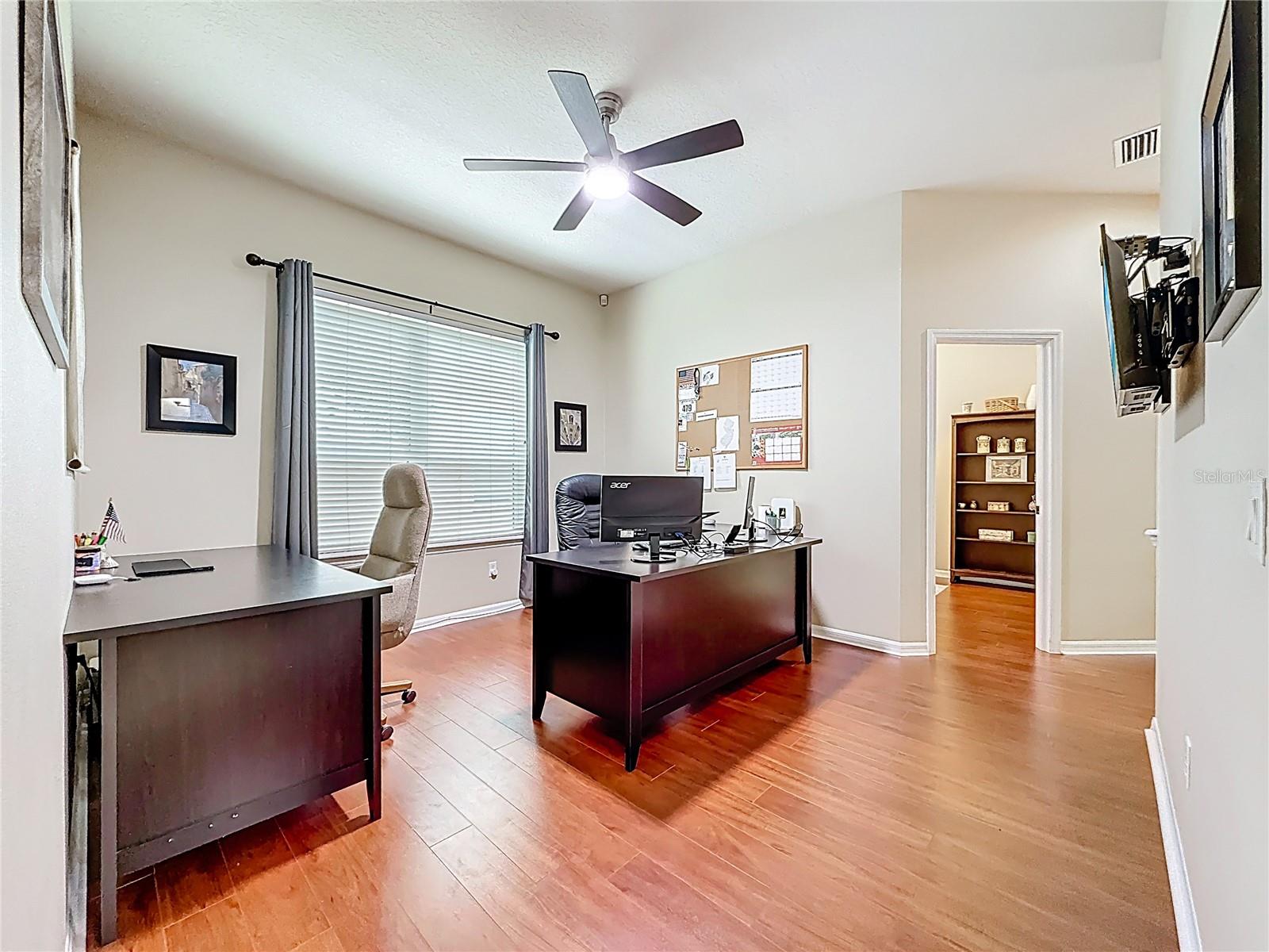 Bonus Room - being used as an office but could make a great playroom/yoga room/library/study
