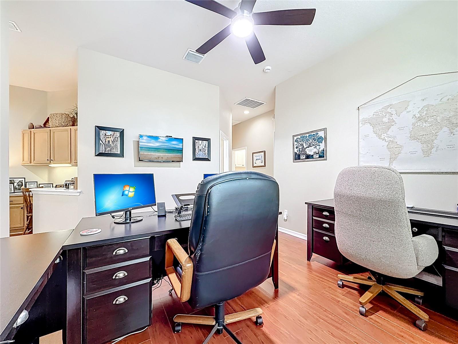 Bonus Room - being used as an office but could make a great playroom/yoga room/library/study