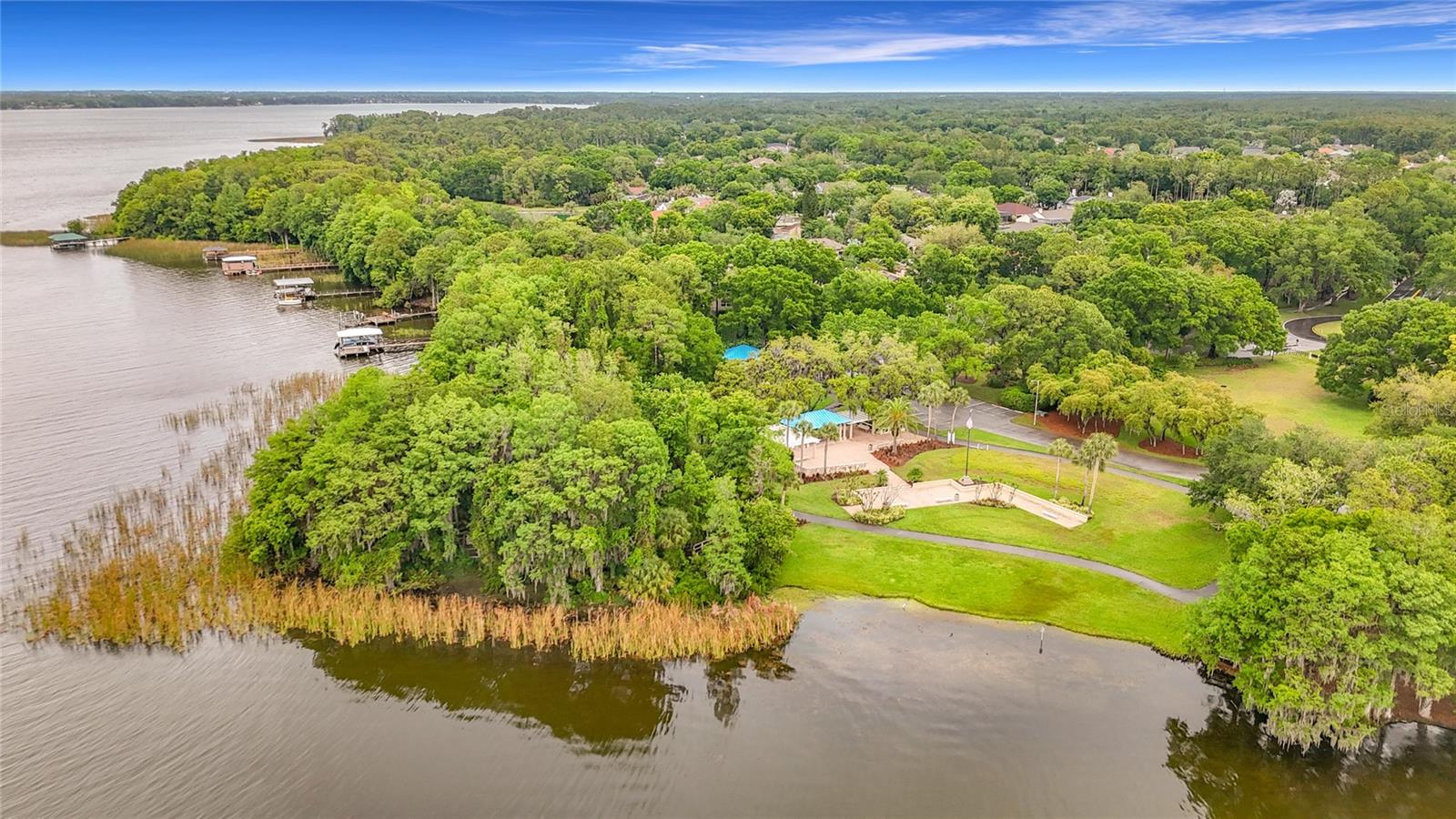 Lansbrook Lakefront Park - Aerial View North