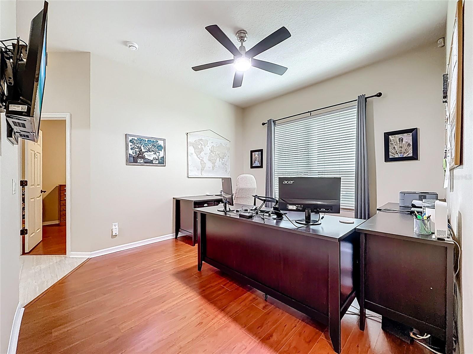 Bonus Room - being used as an office but could make a great playroom/yoga room/library/study