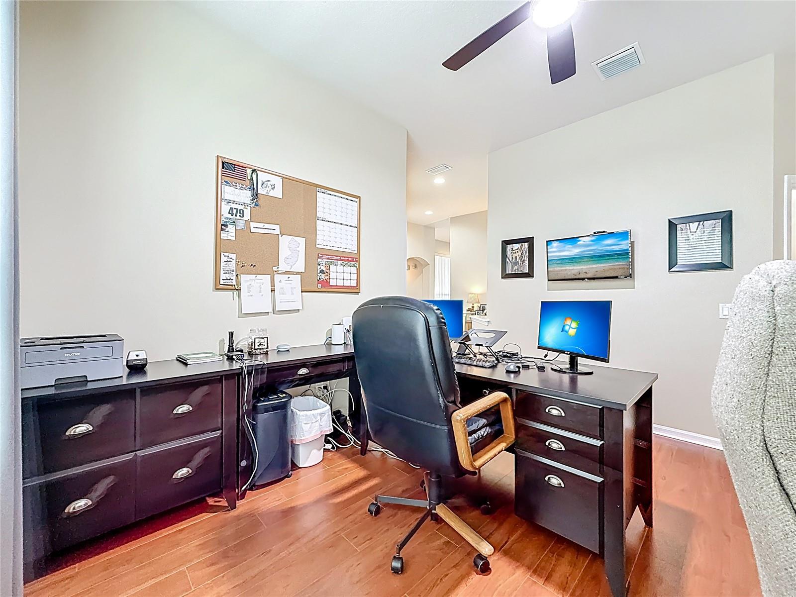 Bonus Room - being used as an office but could make a great playroom/yoga room/library/study