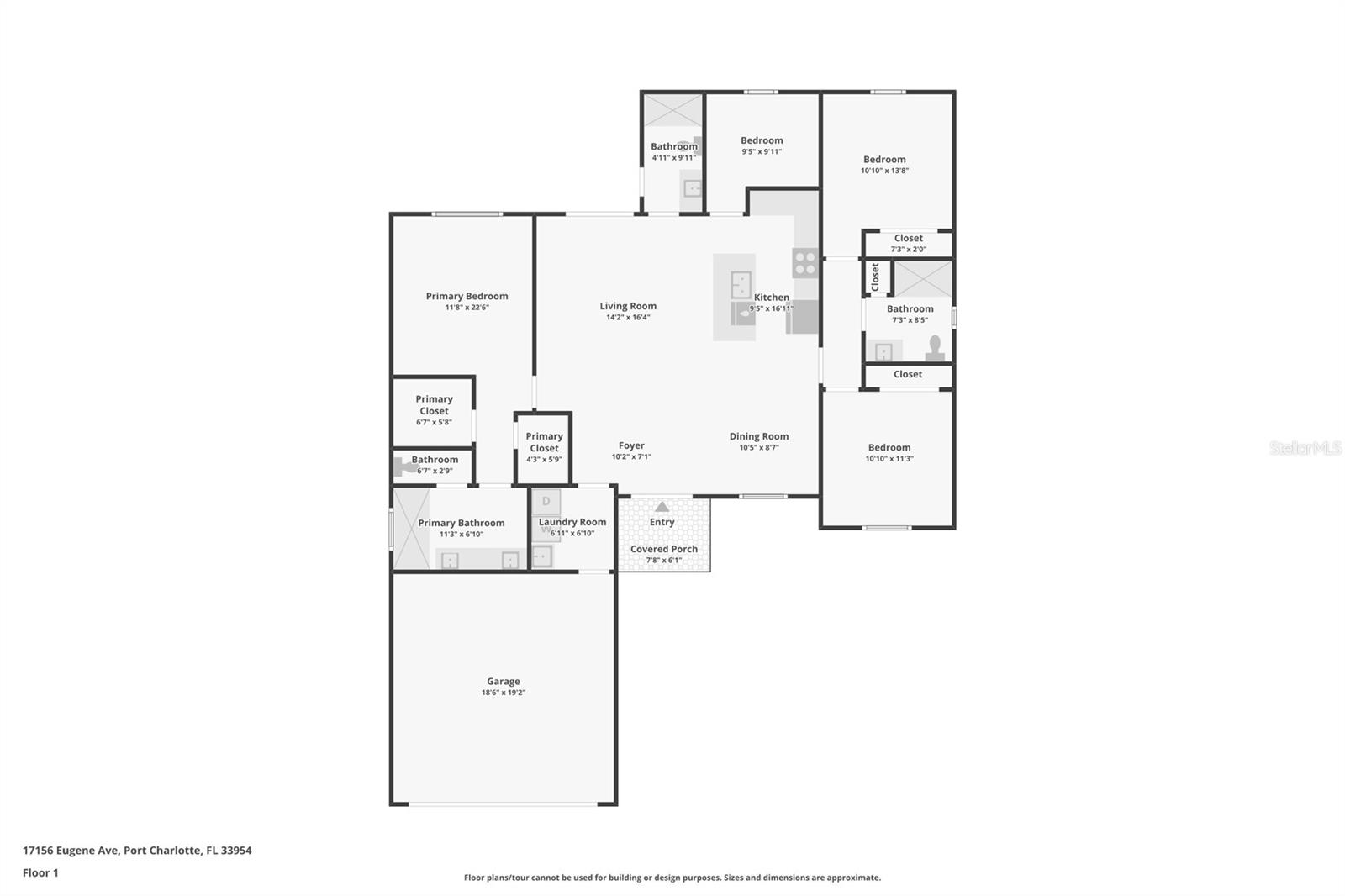 17156 EUGENE AVE, PORT CHARLOTTE, FL, 33954
