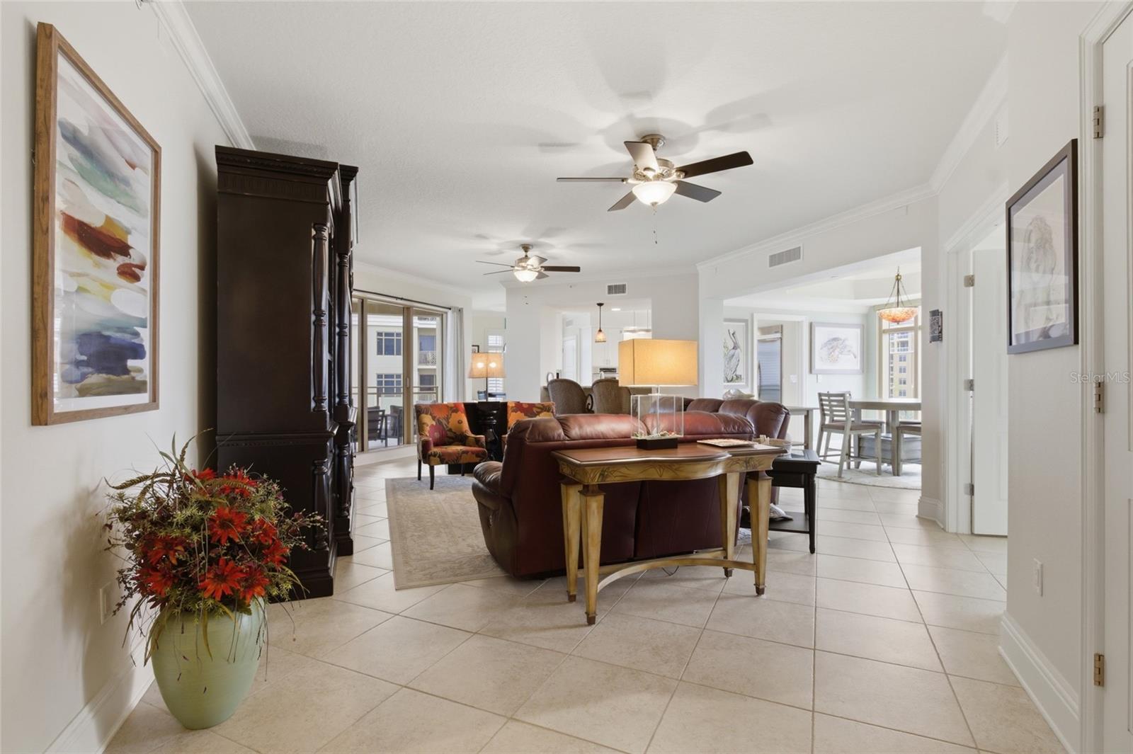 Plenty of room for entertaining.