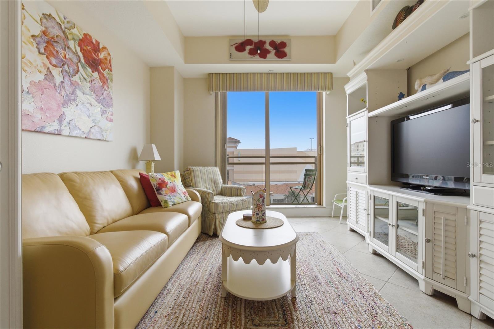 Third bedroom has a private terrace overlooking the intercoastal.