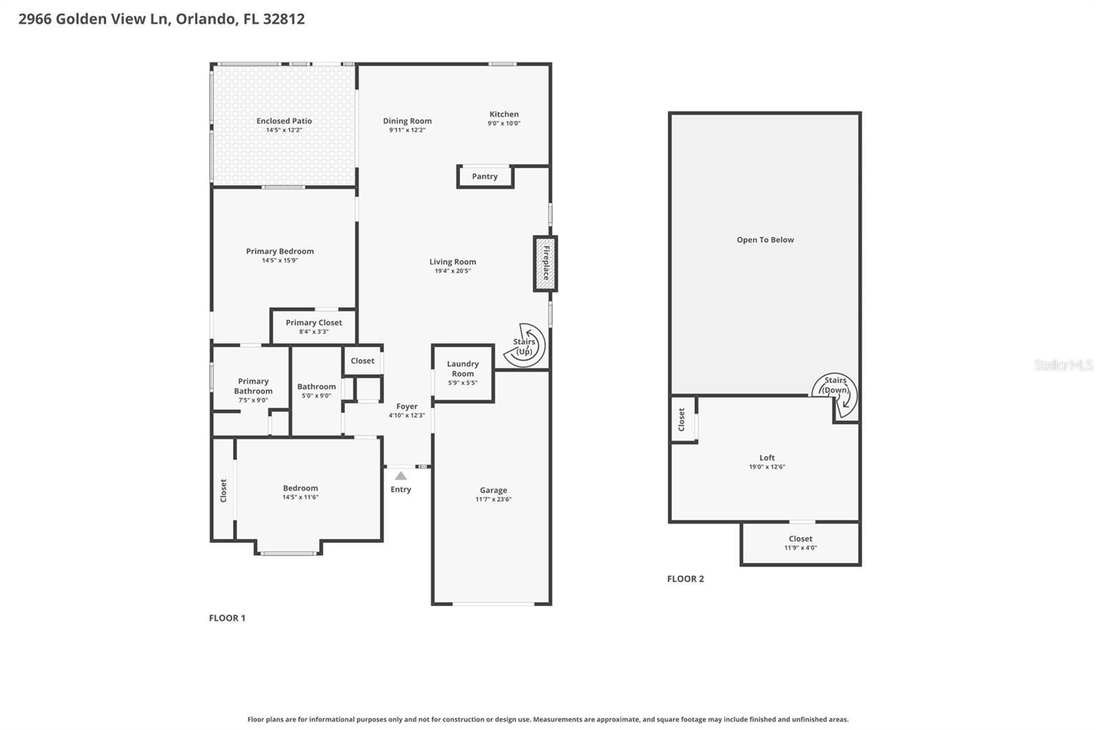 2966 GOLDEN VIEW LN, ORLANDO, FL, 32812
