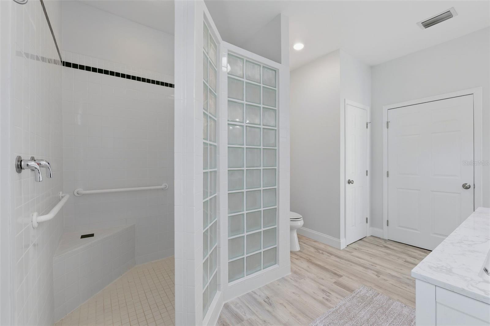 Roman Style Wrap Around Shower