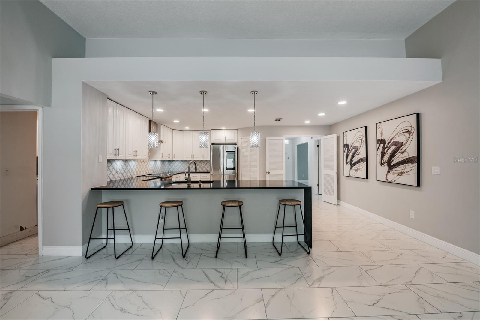 KITCHEN FROM FAMILY ROOM