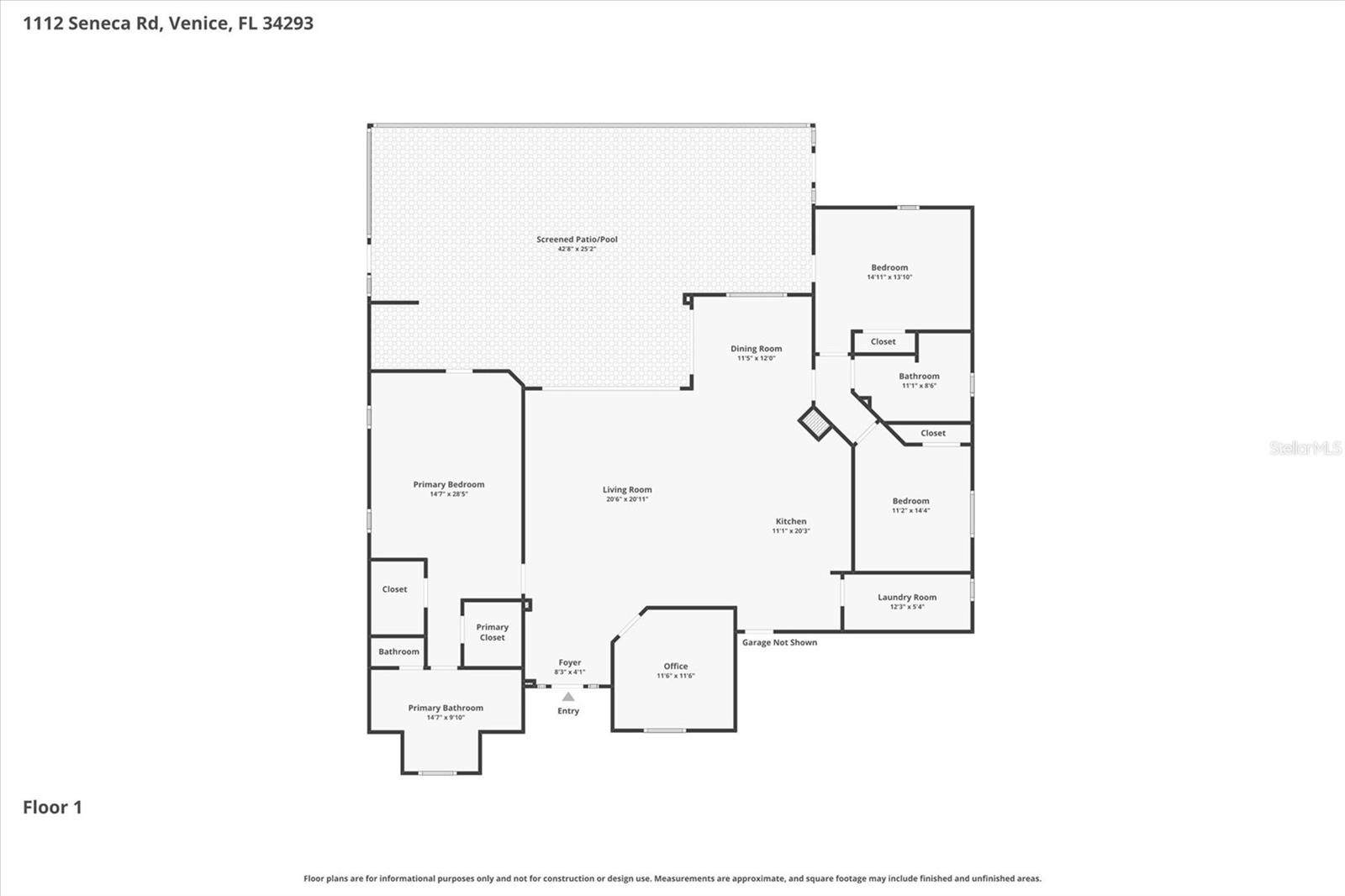 1112 SENECA RD, VENICE, FL, 34293