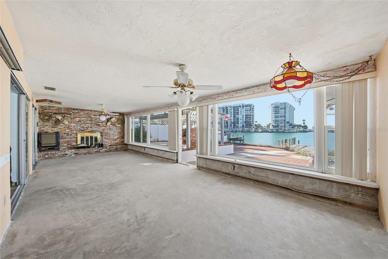 Another view from the existing family room looking to the southeast and the Intracoastal.