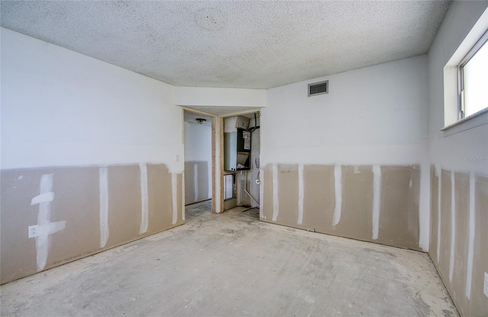 2nd bedroom, new A/C in unit