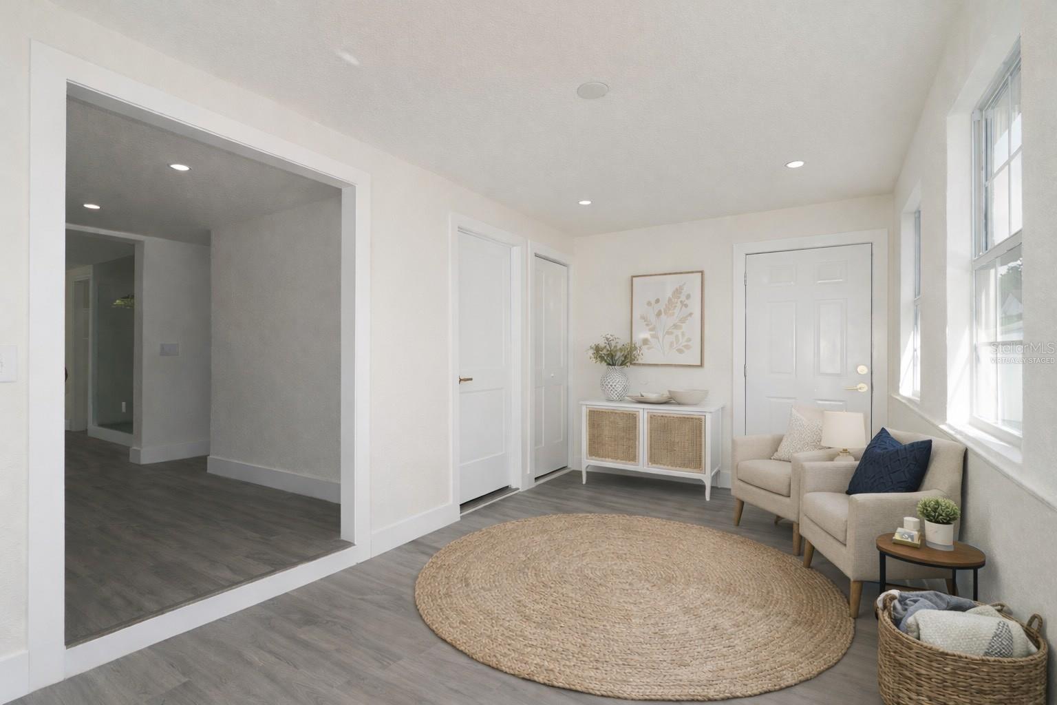 virtually staged, den