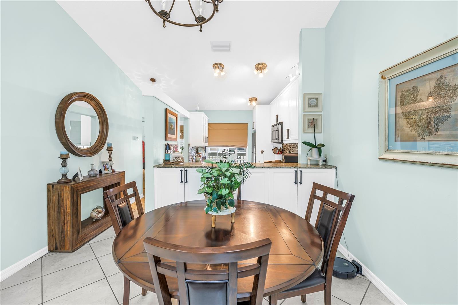 Dining room looking at kitchen