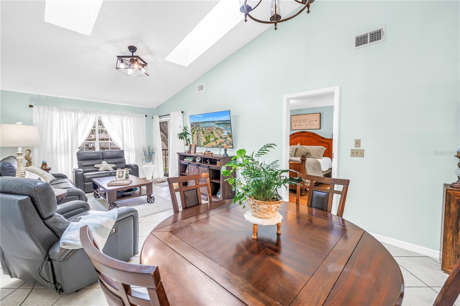 Dining room living room combo