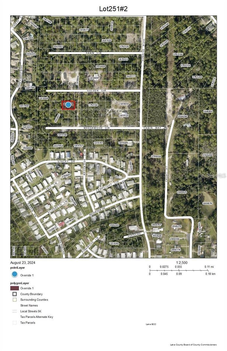 Lot 251 & 252 BROOKSIDE CIR, MOUNT DORA, FL, 32757