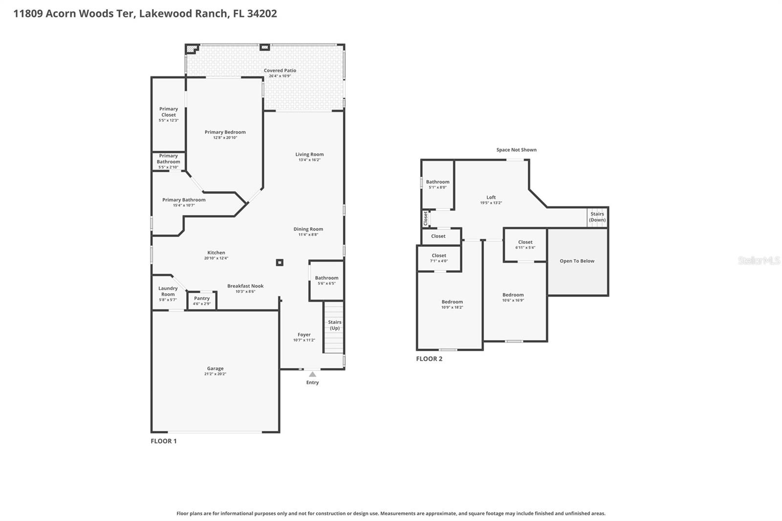11809 ACORN WOODS TER, LAKEWOOD RANCH, FL, 34202