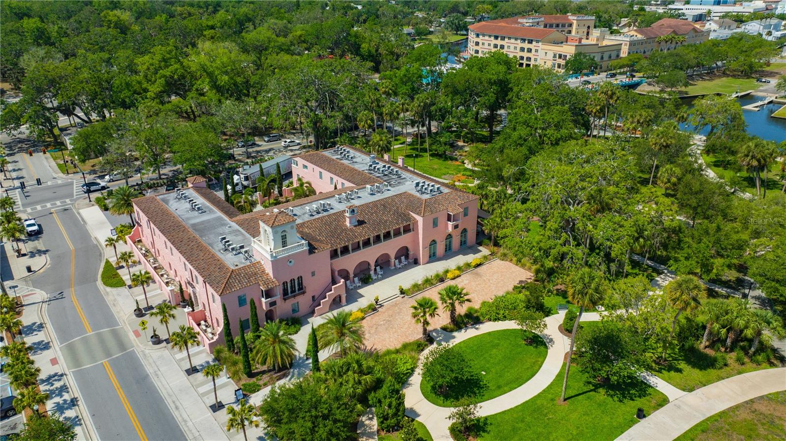 Aerial of The Hacienda Hotel