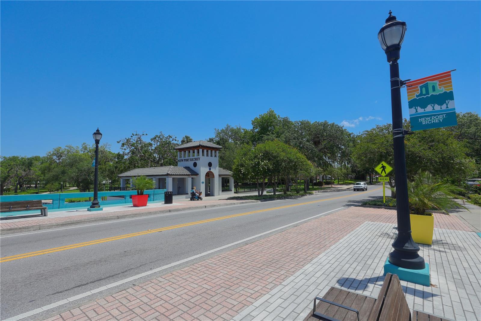 Bridge over the river in New Port Richey