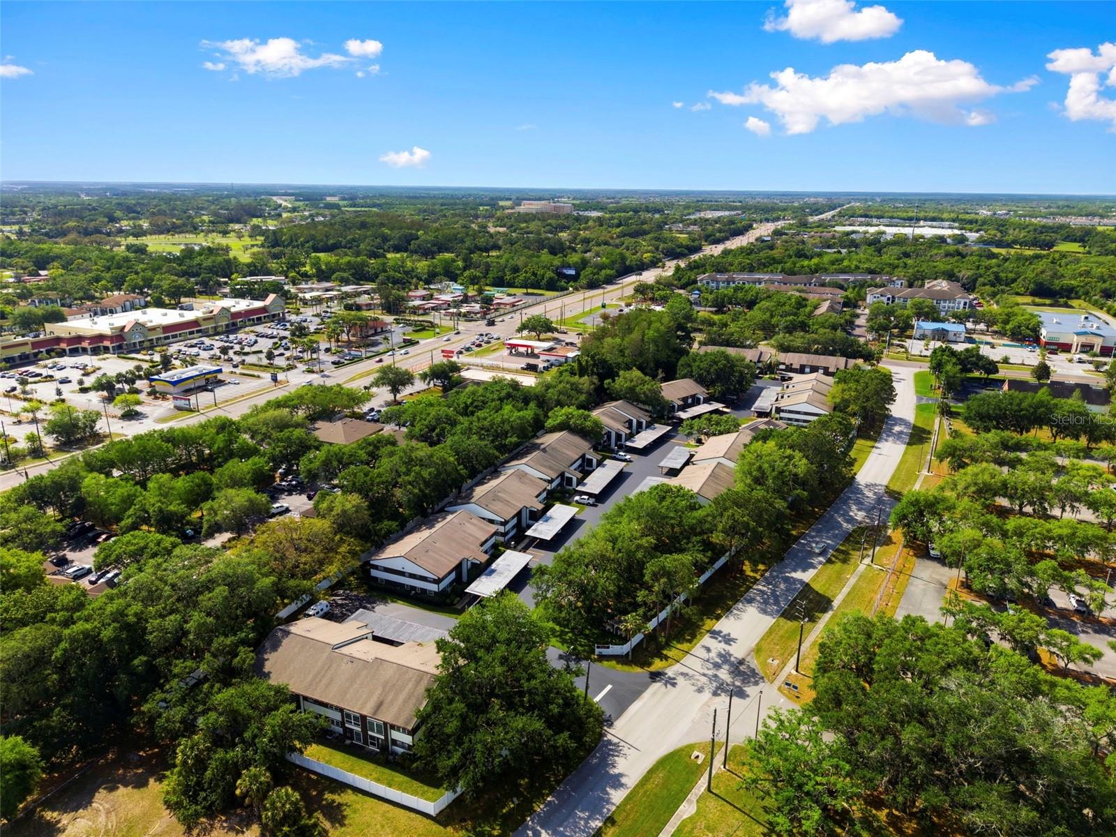 Just 1 street at Woodtrail, perfectly named PASSPORT LN.