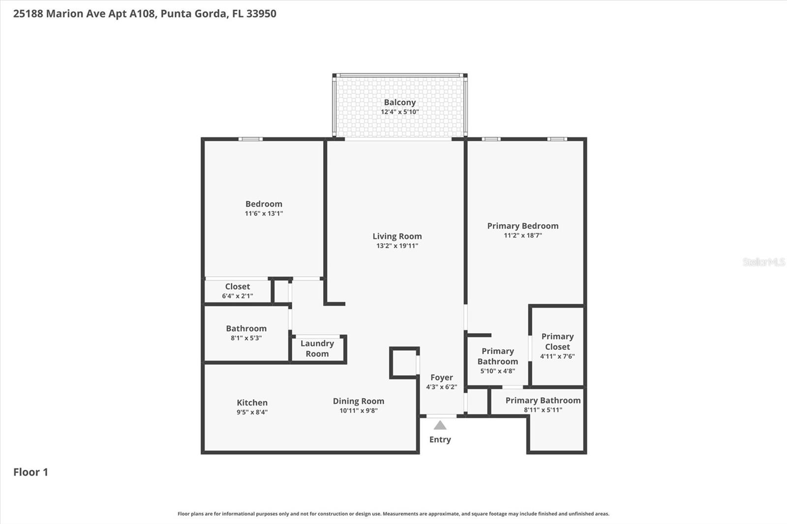 25188 MARION AVE #A108, PUNTA GORDA, FL, 33950