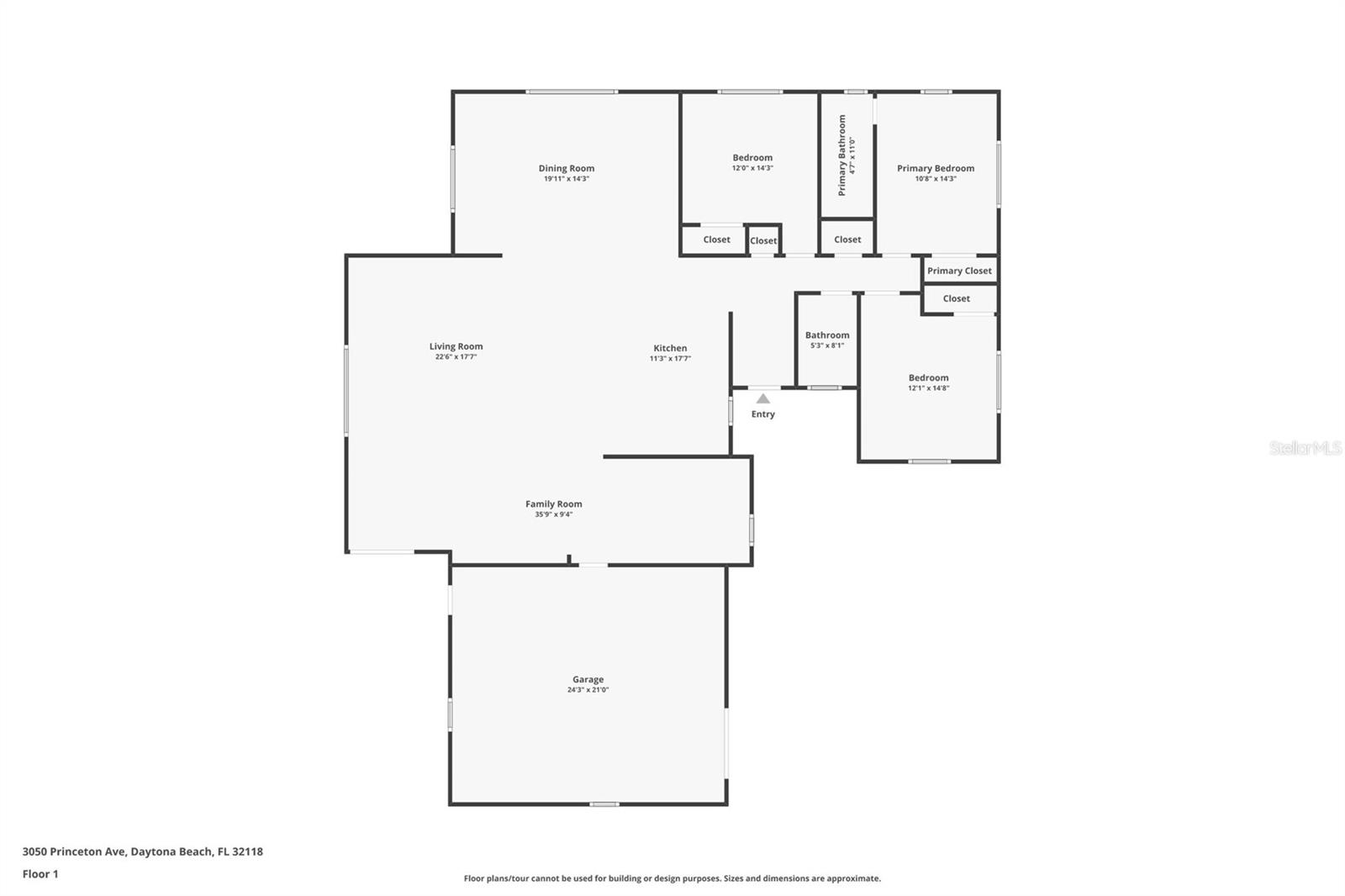 3050 PRINCETON AVE, DAYTONA BEACH, FL, 32118