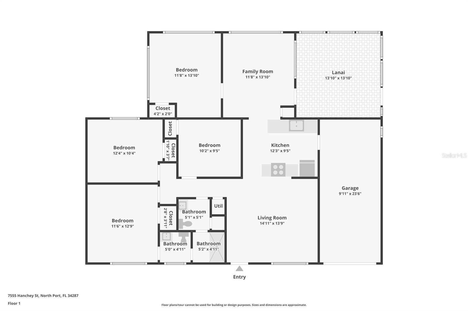 7555 HANCHEY ST, NORTH PORT, FL, 34287