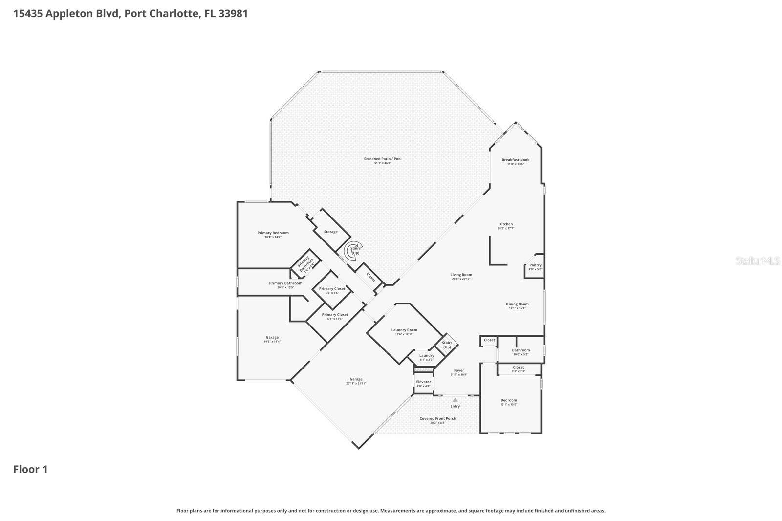 15435 APPLETON BLVD, PORT CHARLOTTE, FL, 33981