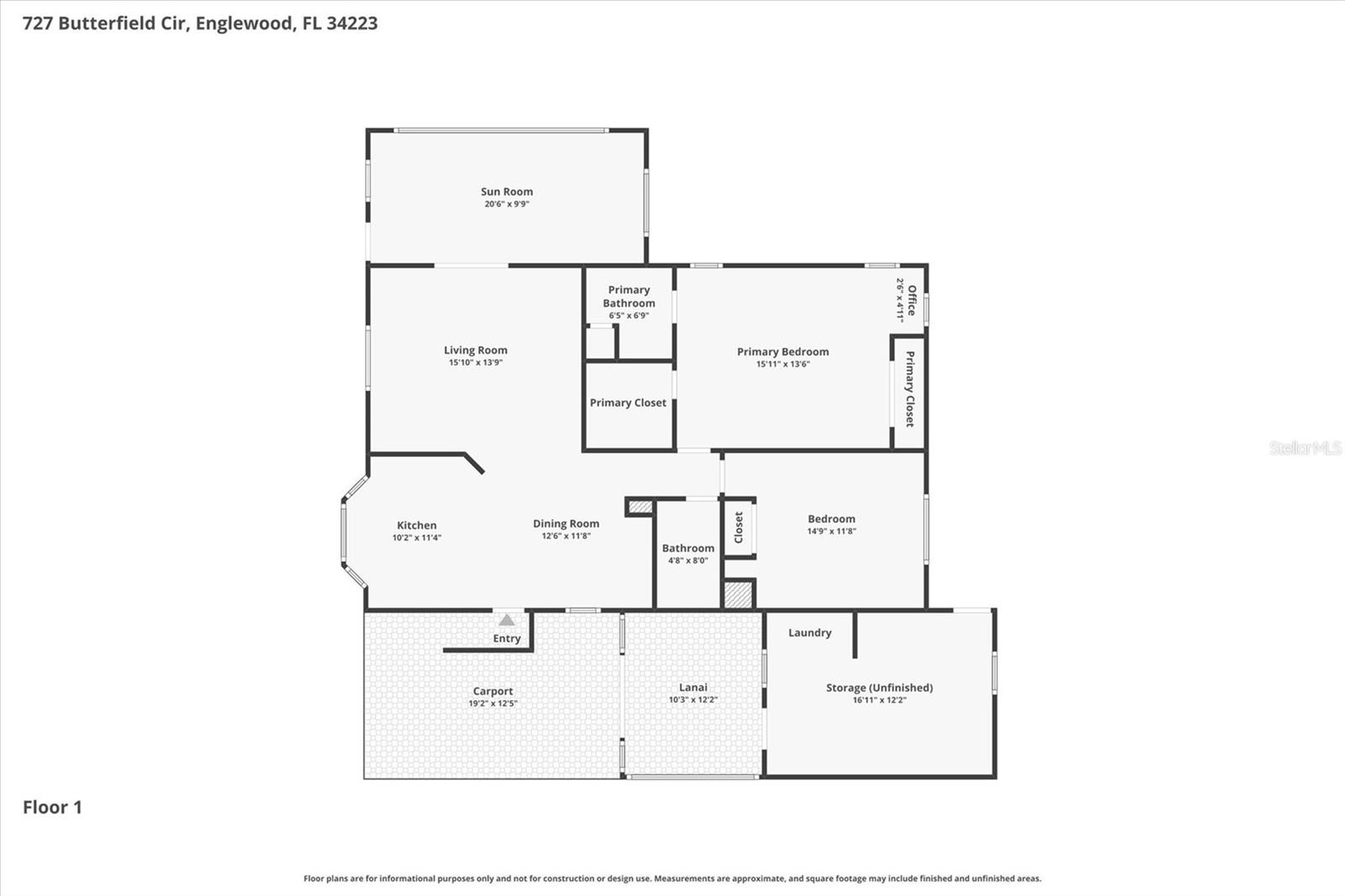 727 BUTTERFIELD CIR, ENGLEWOOD, FL, 34223