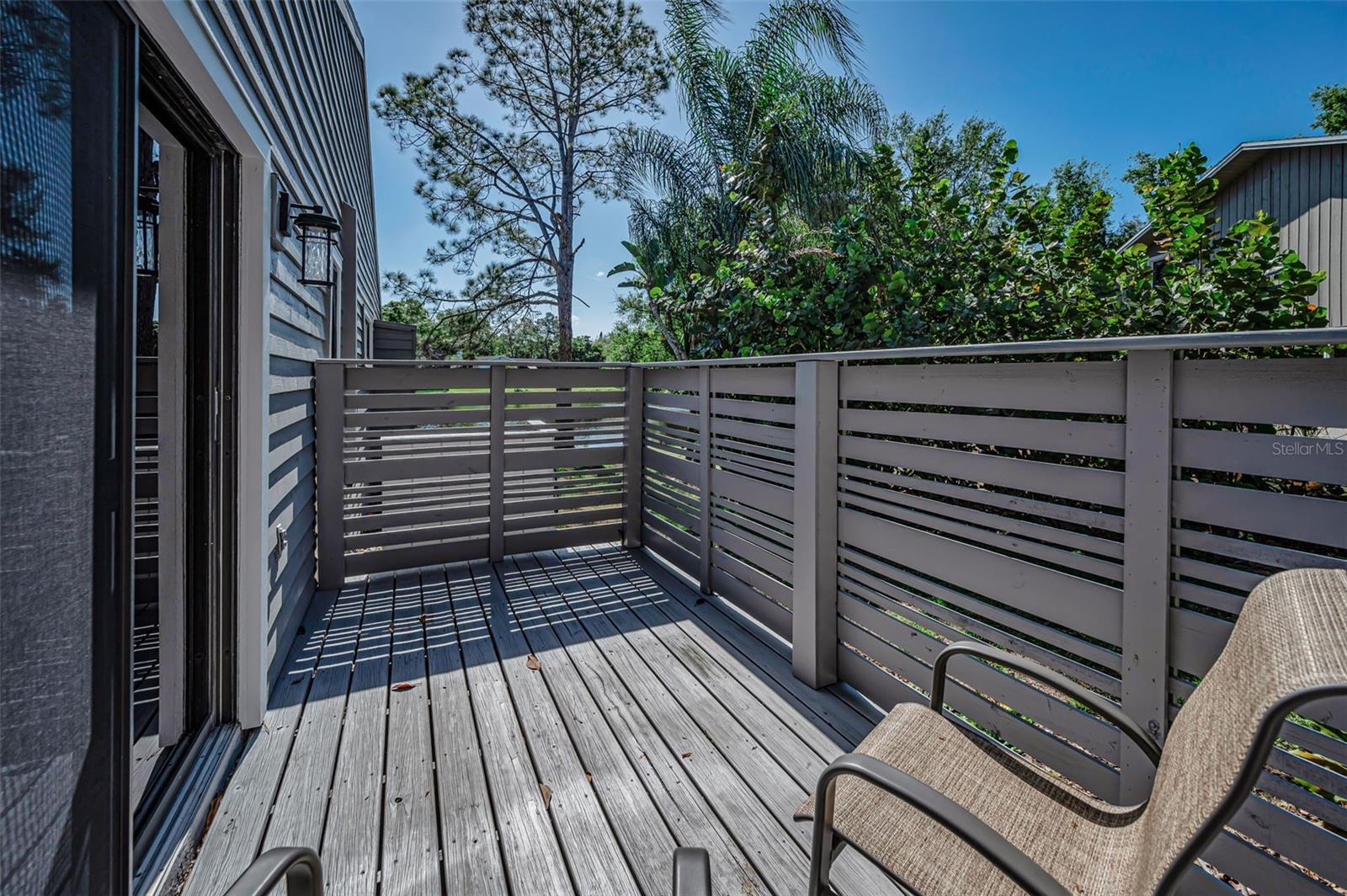 Private deck off of guest suite