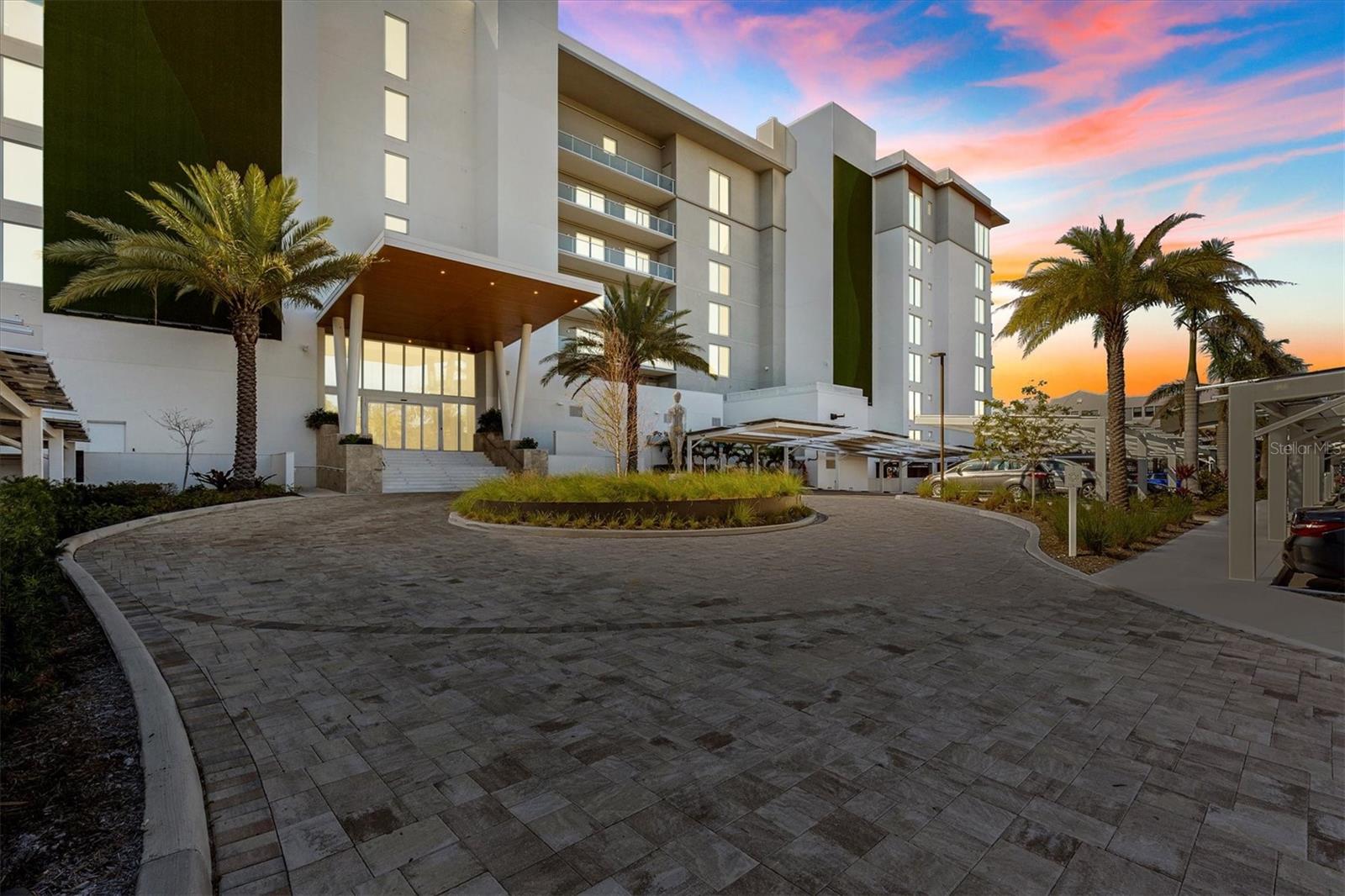 Main Building Entrance into Concierge