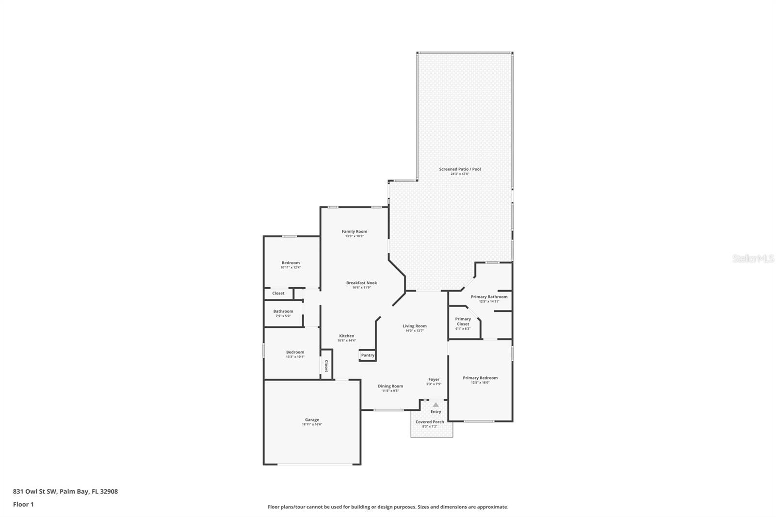 831 OWL ST SW, PALM BAY, FL, 32908