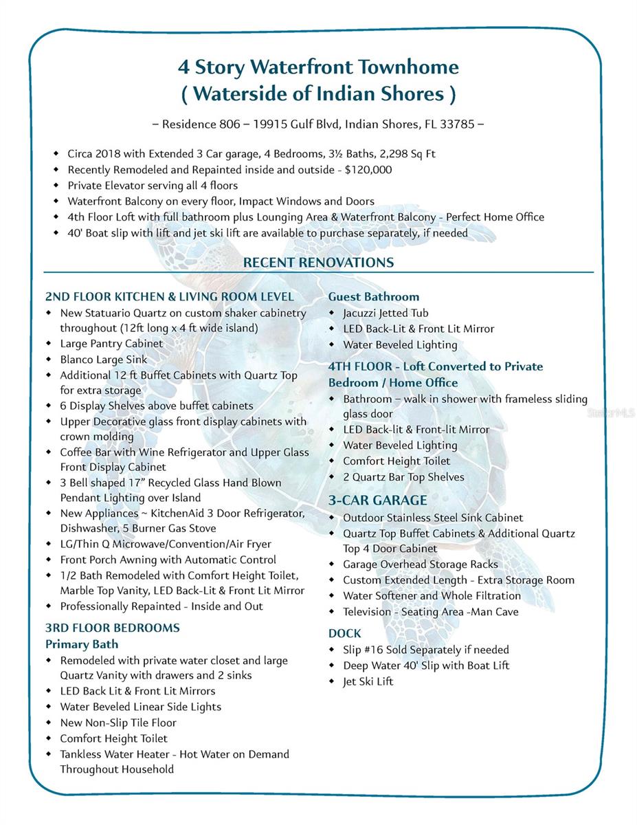 19915 GULF BLVD #806, INDIAN SHORES, FL, 33785