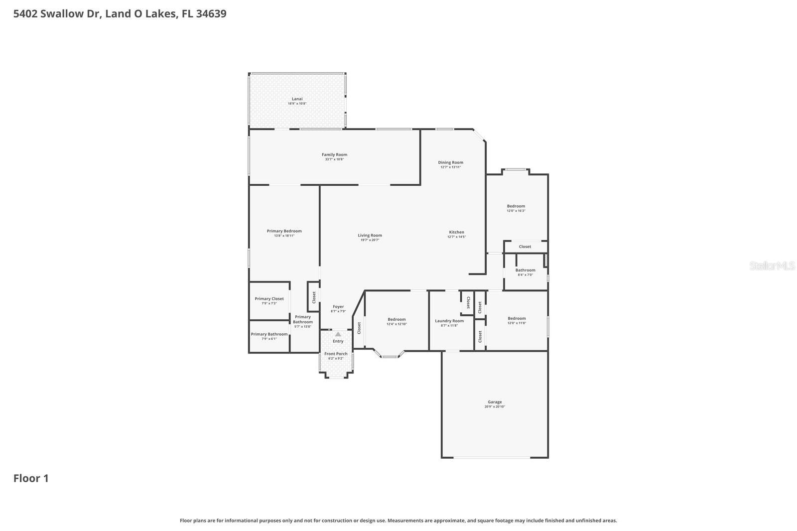 5402 SWALLOW DR, LAND O LAKES, FL, 34639