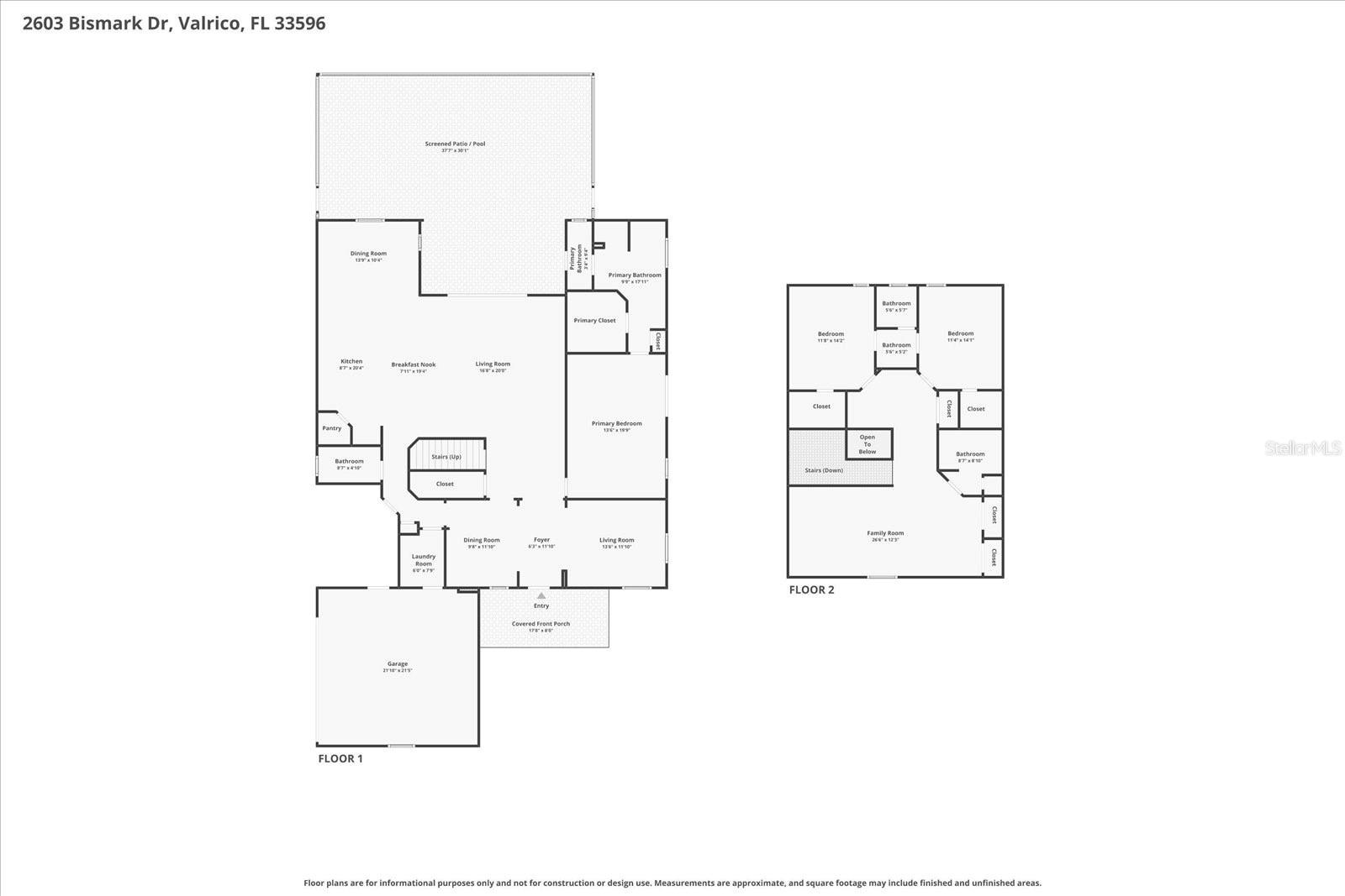 2603 BISMARK DR, VALRICO, FL, 33596