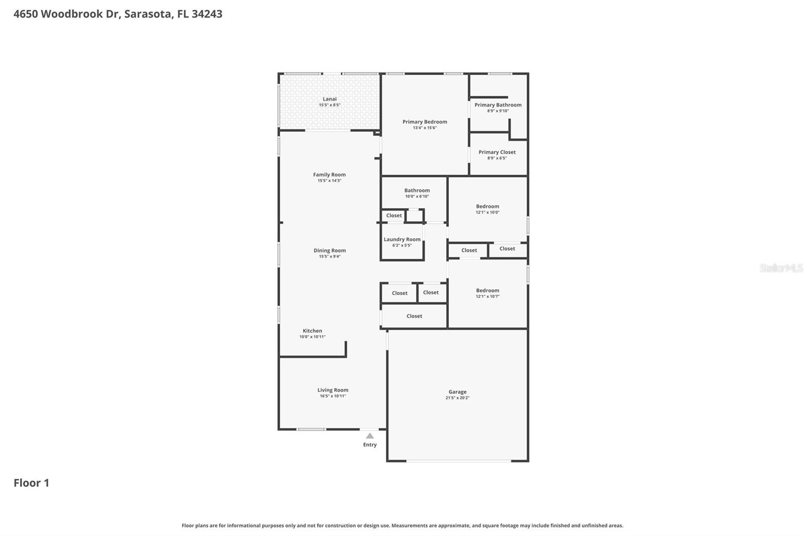 4650 WOODBROOK DR, SARASOTA, FL, 34243