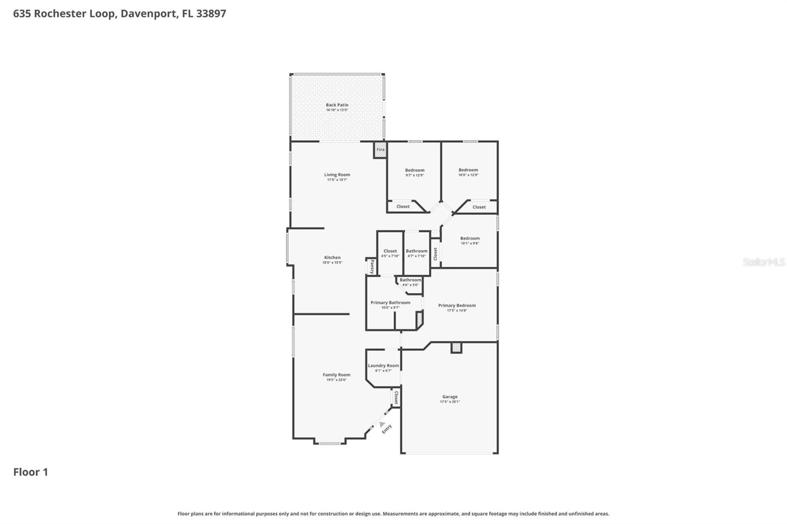 635 ROCHESTER LOOP, DAVENPORT, FL, 33897