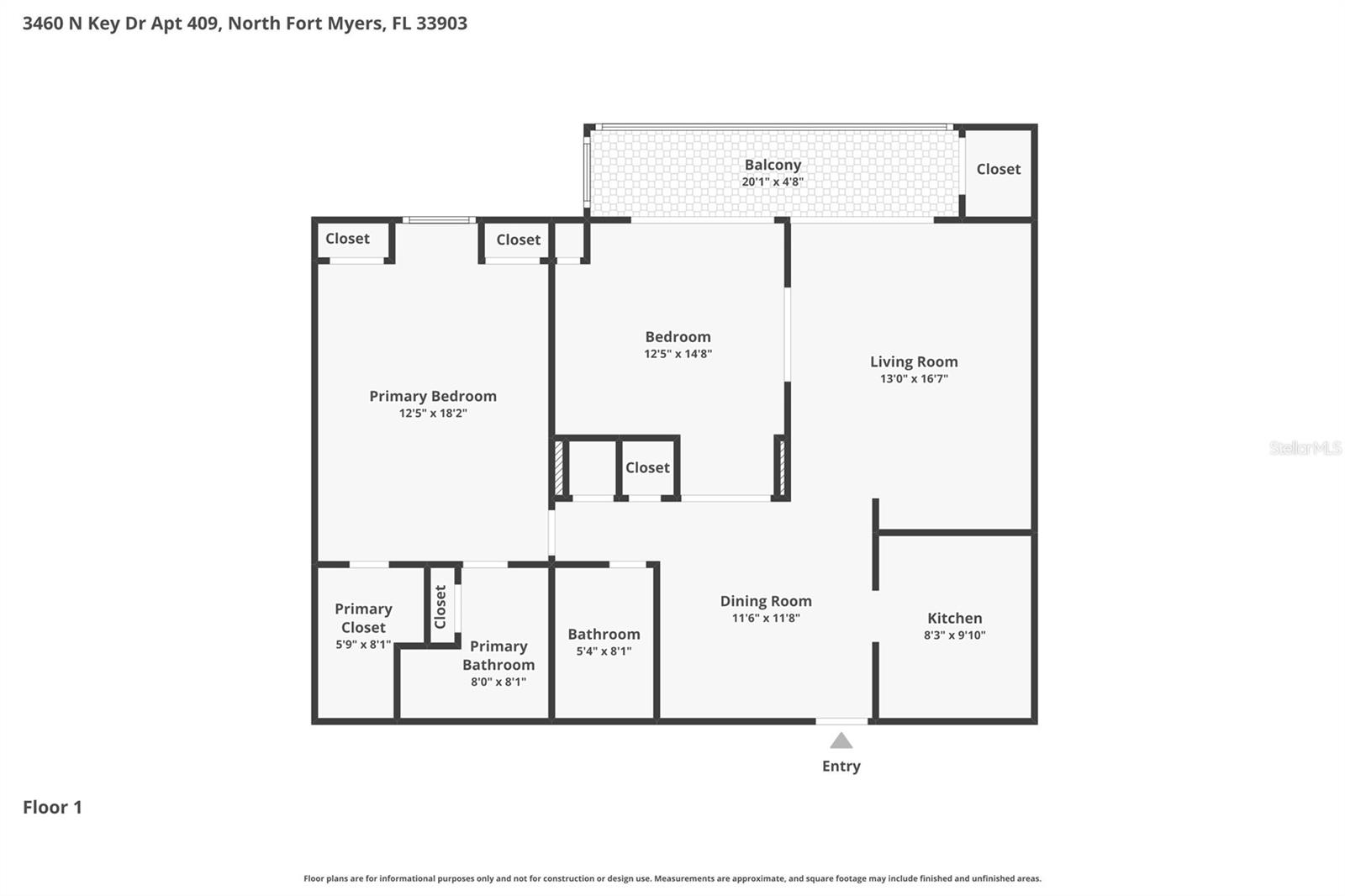 3460 N KEY DR #407, NORTH FORT MYERS, FL, 33903