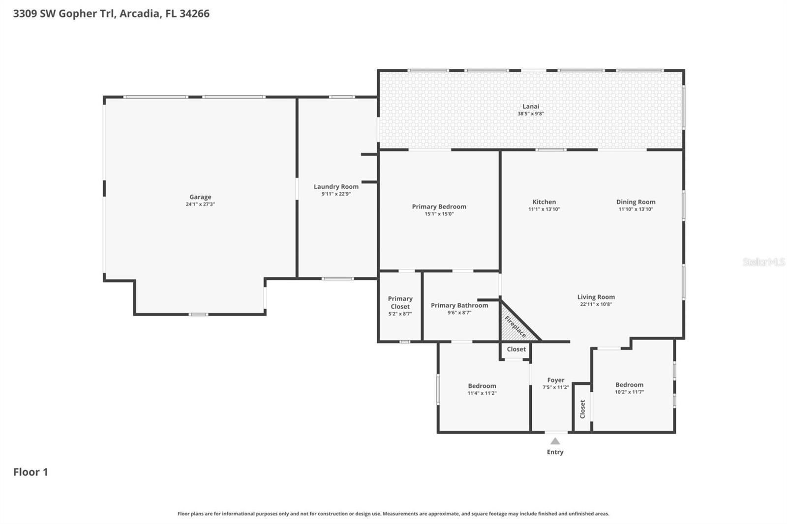 3309 SW GOPHER TRL, ARCADIA, FL, 34266