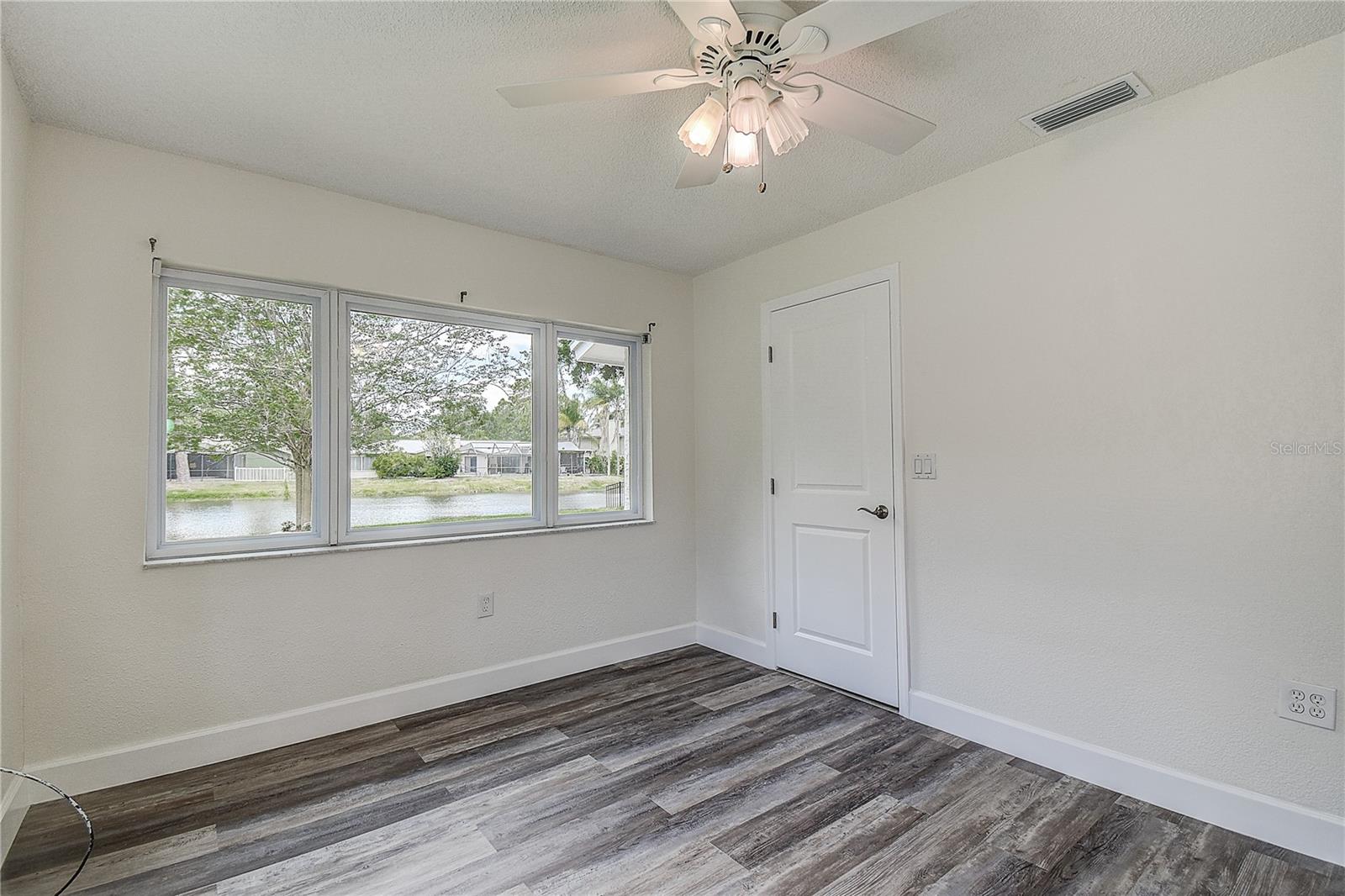 Home Office with lake views