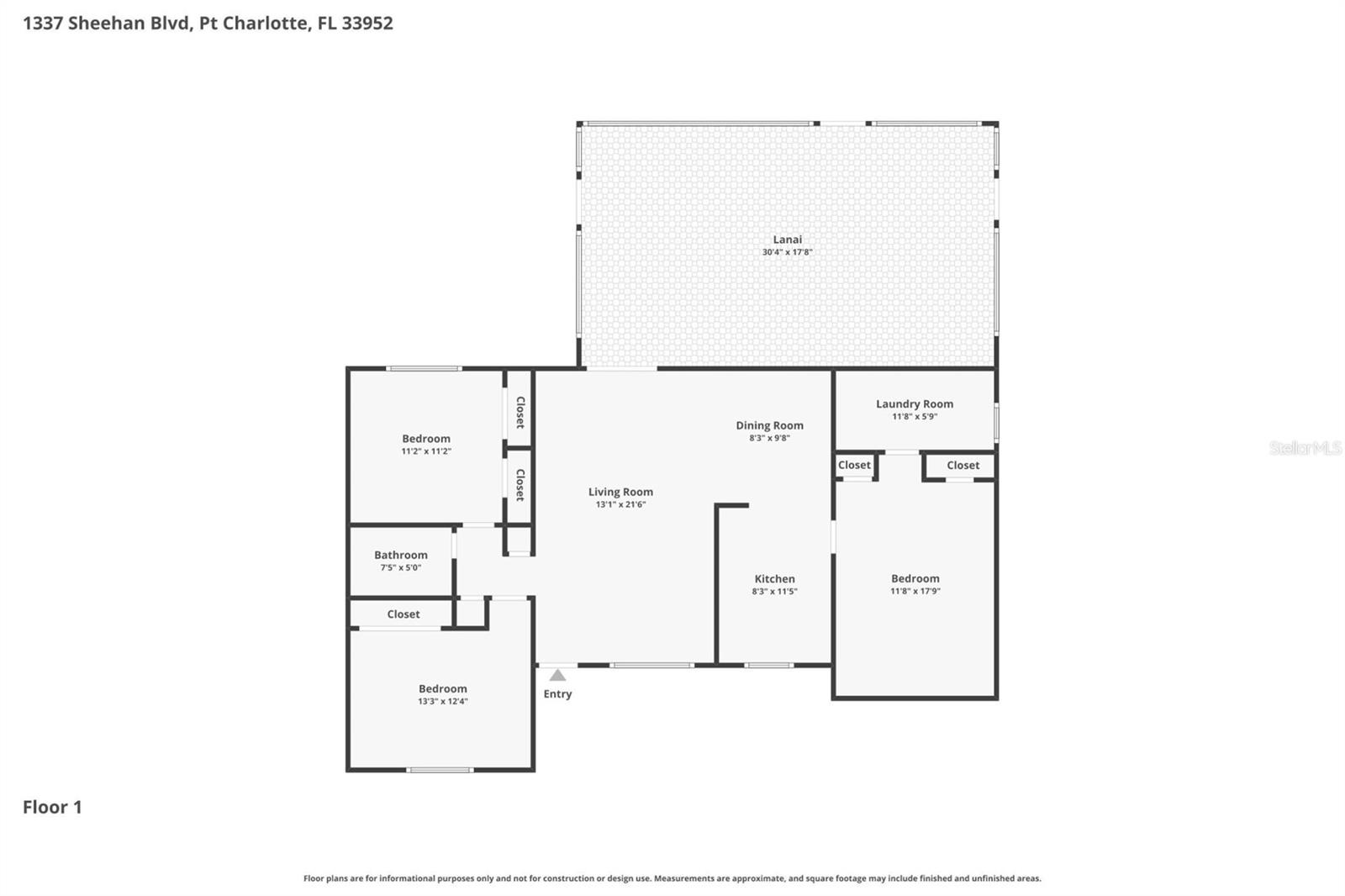 1337 SHEEHAN BLVD, PORT CHARLOTTE, FL, 33952